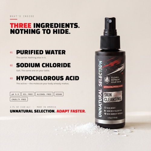 Hypochlorous Acid Face & Body Skin Cleansing Spray 4oz